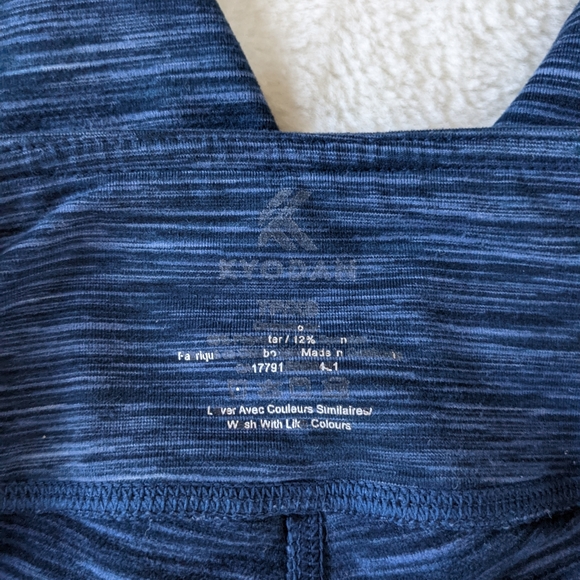 Kyodan Dark Blue Leggings With Pockets Size XS - Picture 3 of 8